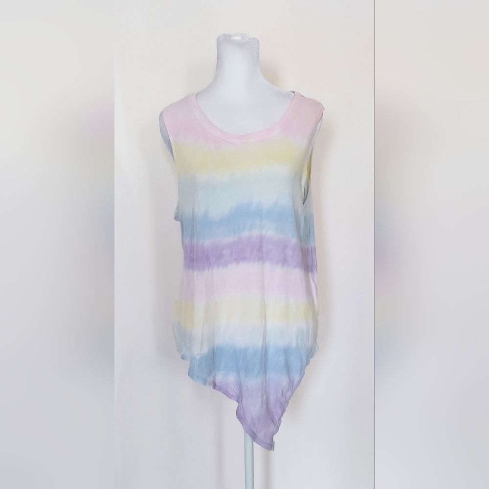 Generation Love Pim Cotton Tie Dye Tank Top Multi Color Size Medium